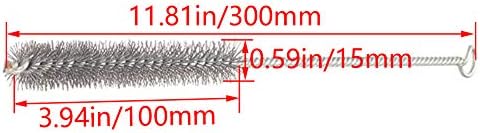 Utoolmart Steel Wire Cleaning Brush, Spiral Power Tube Brush, Steel Wire Tube - Image 2