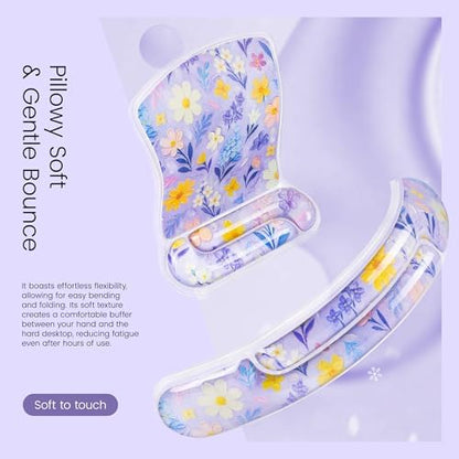 Ospelelf Mouse Pad with Wrist Rest and Ergonomic Gel Keyboard Hand Wrist - Image 4
