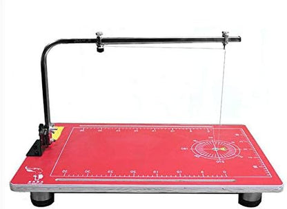 110V Hot Wire Foam Cutter with Scale, 22.8" ×15 ", 36W Professional Heat Cutting Machine for Foam, Sponge, EPE, Ribbon, KT Board, Adjustable Angle and Temperature
