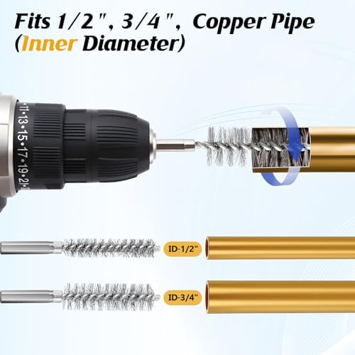 Copper Pipe Cleaner for Drill Set - Image 4
