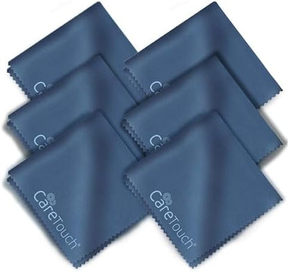Care Touch Microfiber Glasses Cleaning Cloth 6 Pack by CareTouch