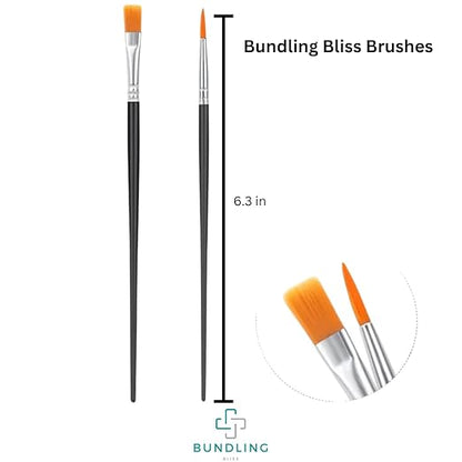 Pebeo Drawing Gum Masking Fluid 45ml – Quick-Dry, Easy-Peel for Watercolor & Painting – Includes Bundling Bliss Applicator Tip & Brushes (3-Piece Set)