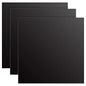 3 Pack 5052 Aluminum Sheet Metal 12 x 12 x 1/16 (0.06") Inch, 1.5 MM Thin Anodized Aluminum Metal Plates Aluminum Metal Sheets, Black Laser Engraving Blanks for Crafting Printing