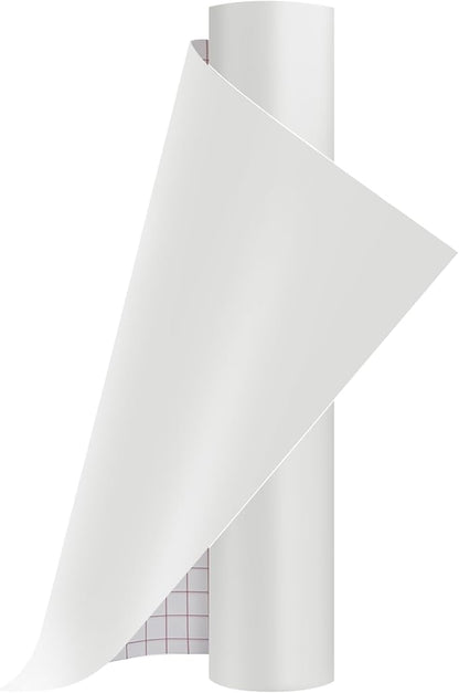 Ant Smart Adhesive Permanent Vinyl Compatible with Cricut Explore and Maker Series Without Cutting Mats, Create DIY Projects, Decals, Stickers & More (Matte White, 13inch x 5ft)