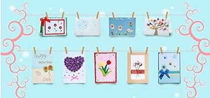 Fascola 3PCS Different Beautiful Flowers Shape 1 inch Craft Punch Set Scrapbook DIY Paper Cutter EVA Foam Hole Punches 1