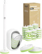 Wall Mounted Disposable Toilet Brush System by Leguo