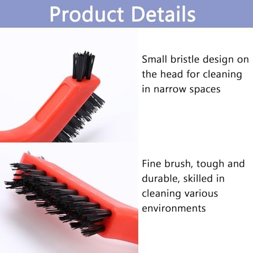 3PCS Ergonomic Handle Nylon Detail Brushes Car Interior Gap Cleaning Brush - Image 4