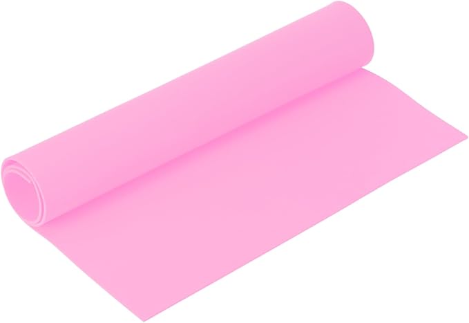 MECCANIXITY Foam Sheets Crafts 19x12 Inch 1mm EVA Craft Foam Paper Foam Sheets for Crafts Projects DIY Cosplay Modeling, Rose Red