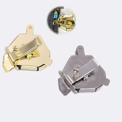Bequilter Upgraded Multifunctional Magnetic Seam Guide for Sewing Machines, Adjustable Sewing Guide for Precise Stitching, Universal Sewing Supplies and Accessories (Silver and Gold)