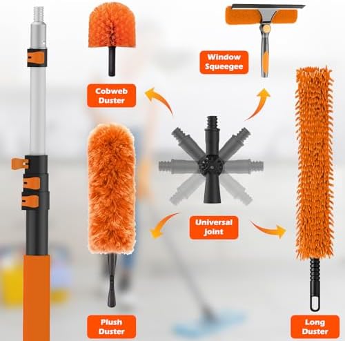 20FT Reach Extendable Ceiling Duster Kit - Image 4