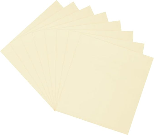 MECCANIXITY 50 Pack Toner Reactive Foil ,Deco Foil Transfer Sheets 8.5"x11" A4 Hot Foil Paper for Laser Printer Scrapbooking Heat Transfer DIY Craft,Light Golden