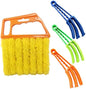 4 Pcs Window Venetian Blind Cleaner Duster Tool, Reusable 7 Finger Dusters by Unknown