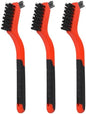 3PCS Ergonomic Handle Nylon Detail Brushes Car Interior Gap Cleaning Brush by GIVEDOUA