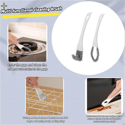 2 Pack Oven, Stove & BBQ Cleaning Brush Set - Image 4