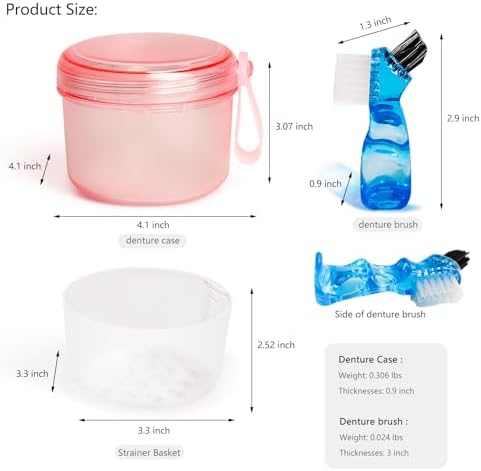 Leak Proof Travel Denture Bath Case - Image 5