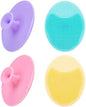 4 Pack Face Scrubber, JEXCULL Soft Silicone Facial Cleansing Brush Face by JEXCULL