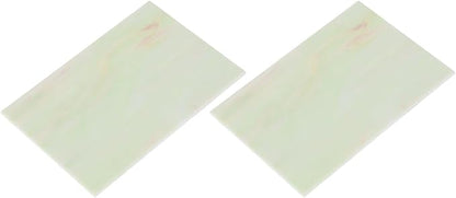 MECCANIXITY 2 Pcs Stained Glass Sheet Mosaic Tile 7.9 Inch x 5.9 Inch Rose Red Stained Glass Sheets for Crafts DIY Art Project