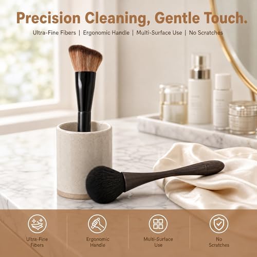 2 Pcs Exquisite Dusting Brush, Small Detailing Brushes, Soft Microfiber Brush - Image 4
