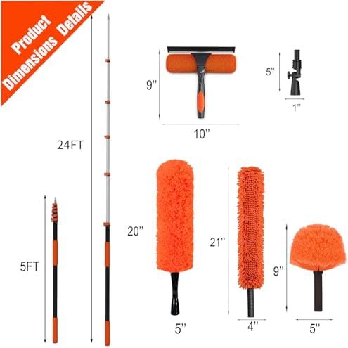 30FT Reach Duster Kit, Window Cleaning - Image 2