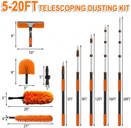 Buyplus 26FT Reach Dusting Kit, Long Duster - Image 3