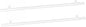 MECCANIXITY PVC Poster Hanger Rail Poster Strip Bar 80cm/31inch Clear with Clips for Poster, Map, 4 Set