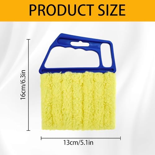 2 Pcs Blinds Cleaner Duster Tool 7 Finger Microfiber Washable Blind Cleaner - Image 2