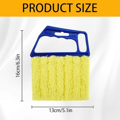 2 Pcs Blinds Cleaner Duster Tool 7 Finger Microfiber Washable Blind Cleaner - Image 2