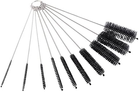 DECORA 10 Pieces Nylon Cleaning Bottle Brush Pipe Cleaning Brushes Tube Brushes by DECORA