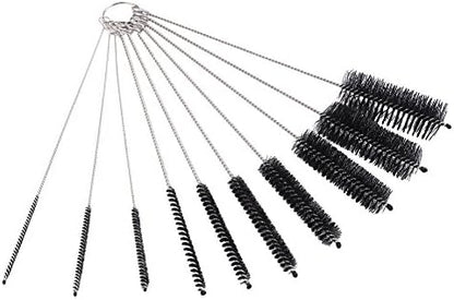 DECORA 10 Pieces Nylon Cleaning Bottle Brush Pipe Cleaning Brushes Tube Brushes by DECORA