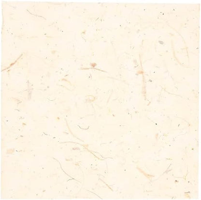 Natural Fiber Mulberry Tree,Banan Bark 6 x 6 Inches Square Origami Paper Arts Folding Craft, Decoration Paper,Writing Painting Square Folding Paper for DIY Crafts, 50 Sheets (Vintage, 6"x6")