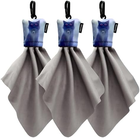 SPUDZ Classic Microfiber Lens Cleaner – Clip-On Pouch, Washable – by SPUDZ