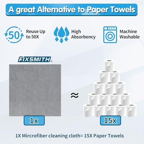 FIXSMITH Shop Towels, Microfiber Towels - Image 5