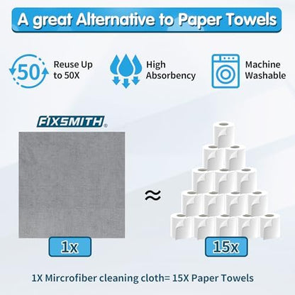 FIXSMITH Shop Towels, Microfiber Towels - Image 5