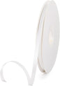 1/4" x 100 Yards White Polyester Satin Ribbon Single Faced Bulk Fabric Ribbons for Gift Wrapping, Crafting and DIY Projects, Hair Accessories, Tiny Bows