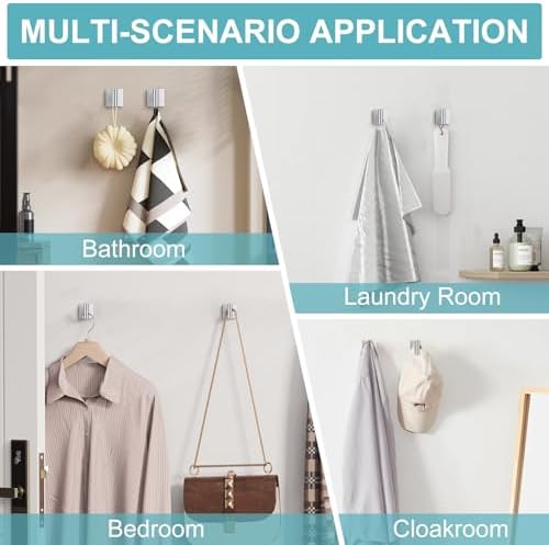 Brushed Nickel Bathroom Hardware Towel Bar Set, 5 Pieces Double Dase Toilet - Image 7