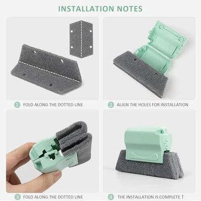 Magic Window Track Cleaner, 2025 New Window Groove Cleaning Brush Tools Set - Image 6