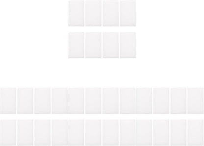 Tofficu 32 Pcs High Density Sponge Blocks for Needle Felting, DIY Crafts, Jewelry Making, and Heat Shrinkable Accessories, 3.93x2.36x3.14 Inch, White Paint Sponges