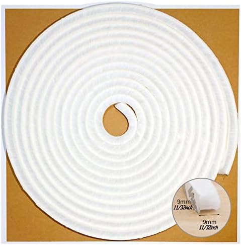80 Ft White Weather Stripping Brush by Zhilokdor
