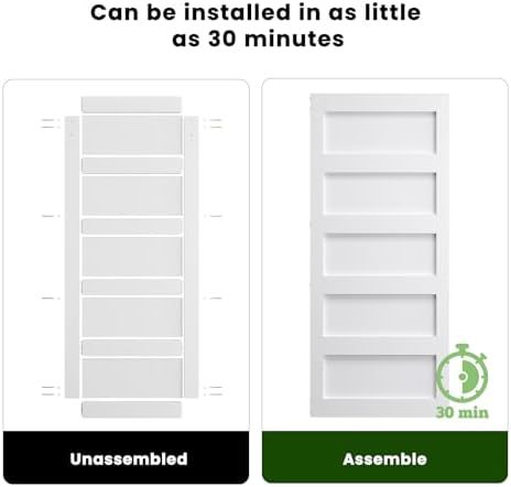 SMARTSTANDARD 42in x 96in Sliding Barn Door - Image 6