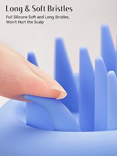 HEETA Silicone Scalp Massager Hair Scrubber Shampoo Brush - Image 2