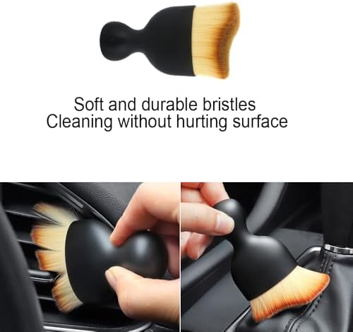 Car Detailing Brushes, Soft Bristles Interior Duster Cleaning Brush, Including - Image 5