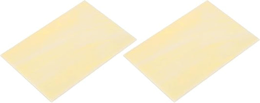 MECCANIXITY 2 Pcs Stained Glass Sheet Mosaic Tile 7.9 Inch x 5.9 Inch Light Brown Stained Glass Sheets for Crafts DIY Art Project