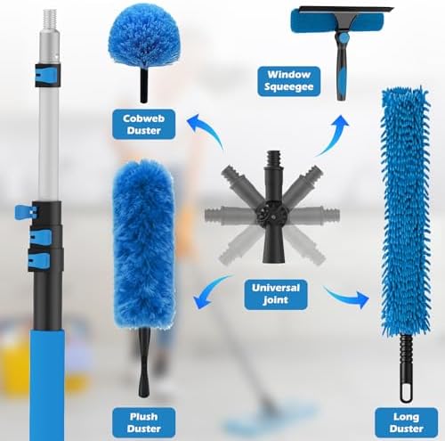 20FT Reach Extendable Ceiling Duster Kit - Image 4