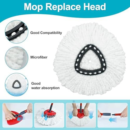 Spin Mop Replace Head, Mop Handle Replacement - Image 3