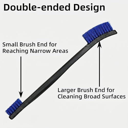 6 Pack Miaozhun Double-Ended Gun Cleaning Brush, 7 Inch Blue Nylon Bristle - Image 3