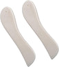 WUTA Genuine Bone Folder Leather Tools Scoring Folding Creasing Origami Paper Creaser Crafting Scrapbooking Tool for DIY Handmade Christmas Gift (2 Packs Arc Shape)