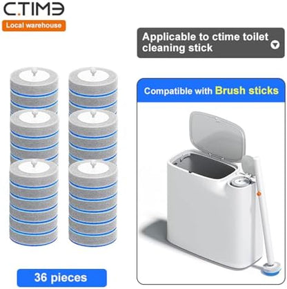 CTIME - 36 Replacement Toilet Brush Heads, Suitable - Image 3