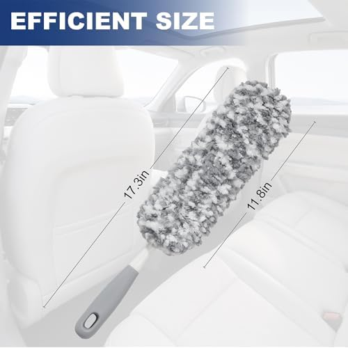 17.3" Handheld Microfiber Car Duster - Image 2