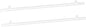 MECCANIXITY PVC Poster Hanger Rail Poster Strip Bar 86cm/34inch Clear with Clips for Poster, Map, 4 Set