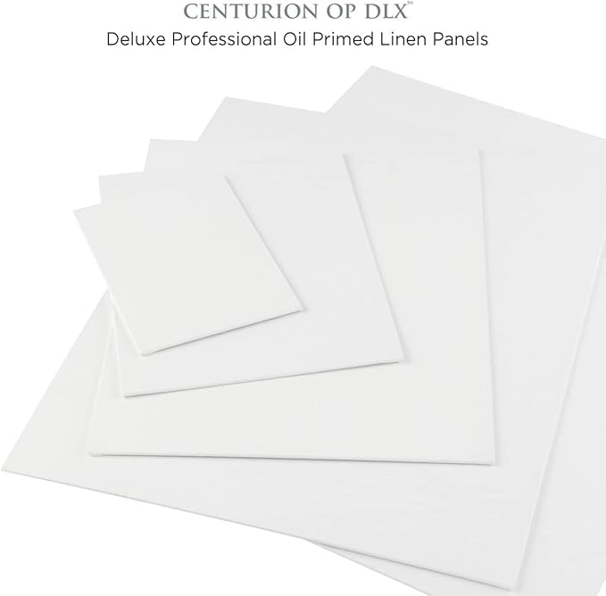 Centurion Deluxe Professional Oil Primed Linen Canvas Panels - 22x28-3 Pack of Linen Canvases for Painting, Artwork and More